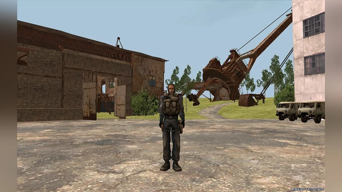 Наемник Шрам з S.T.A.L.K.E.R. / GTA San Andreas
