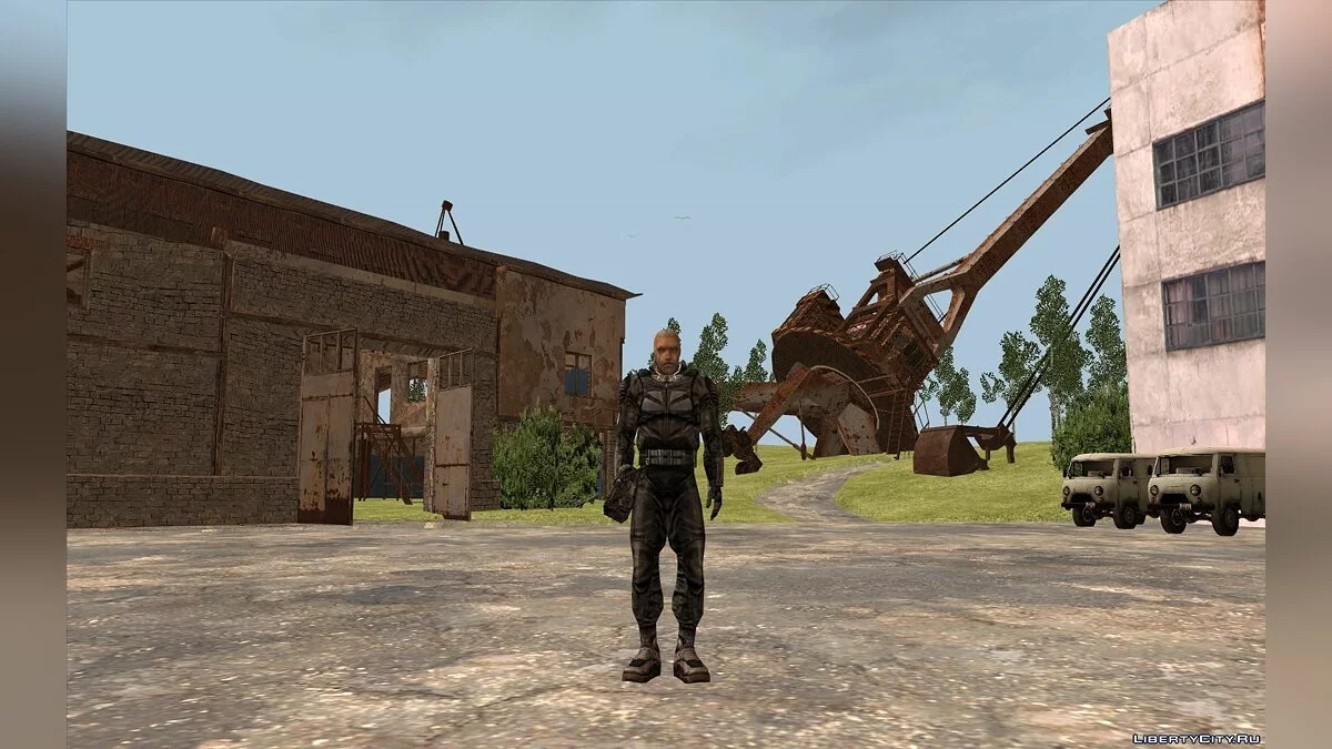 Наемник Шрам з S.T.A.L.K.E.R. / GTA San Andreas