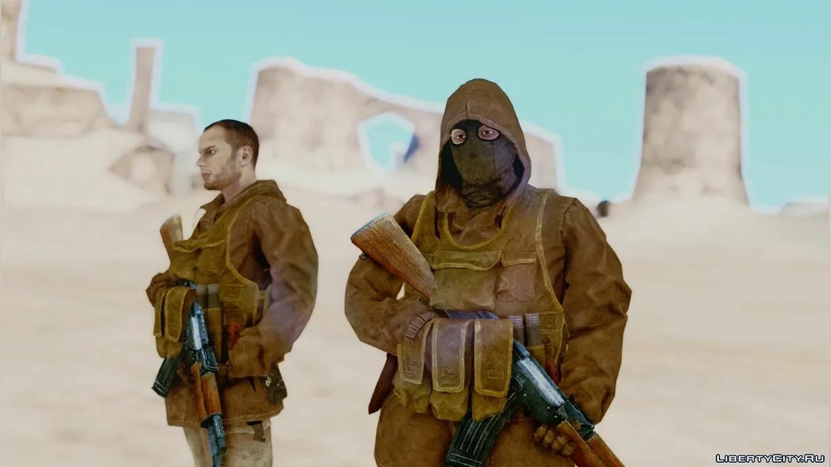 Русские солдаты из MGS5 / GTA San Andreas
