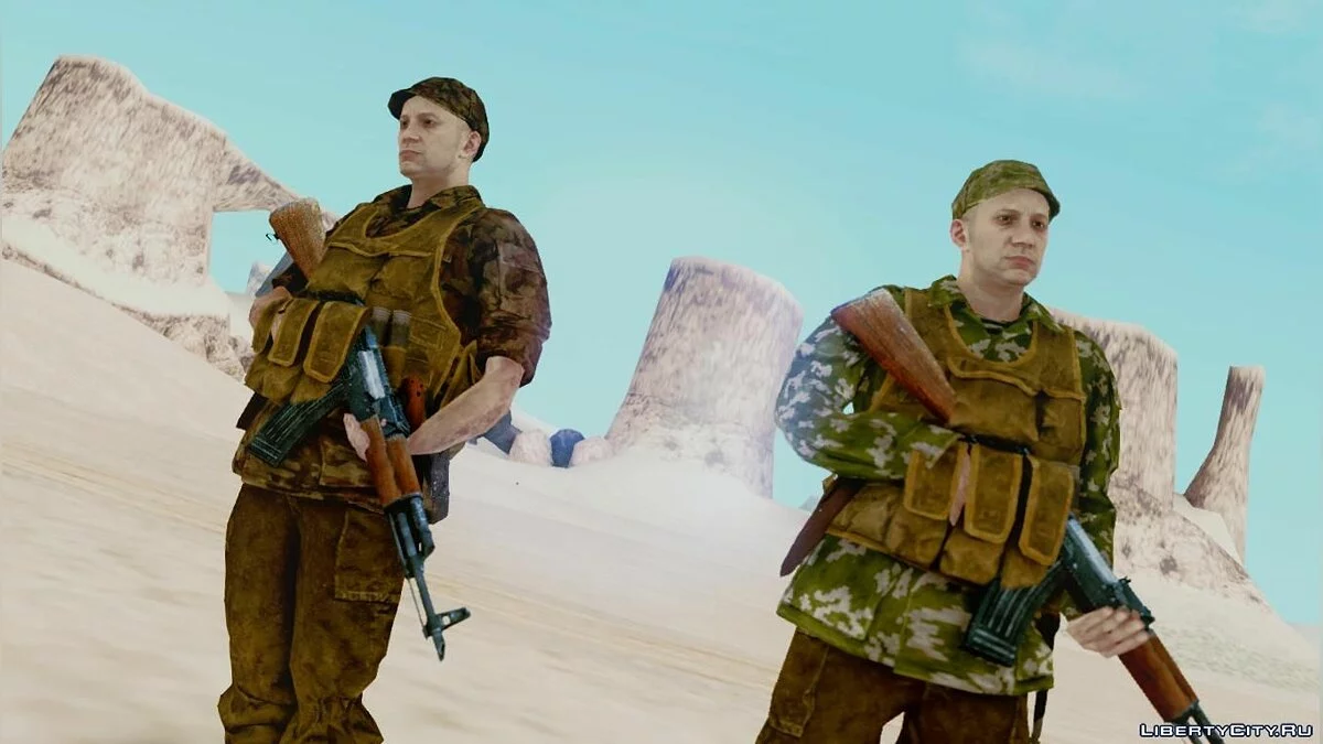 Русские солдаты из MGS5 / GTA San Andreas