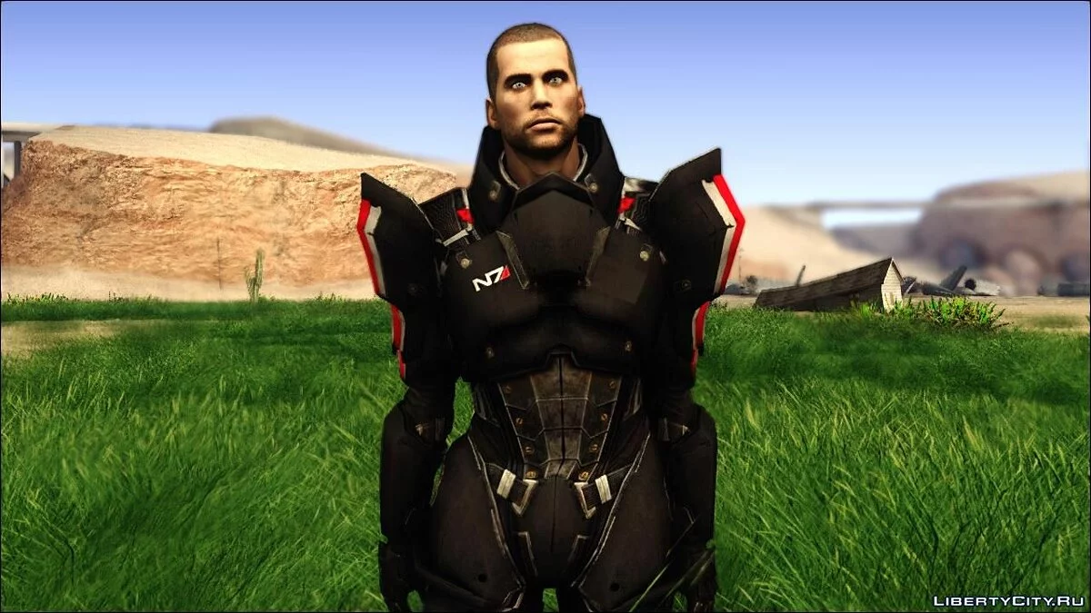 Величезний збірник скінів з Mass Effect / GTA San Andreas
