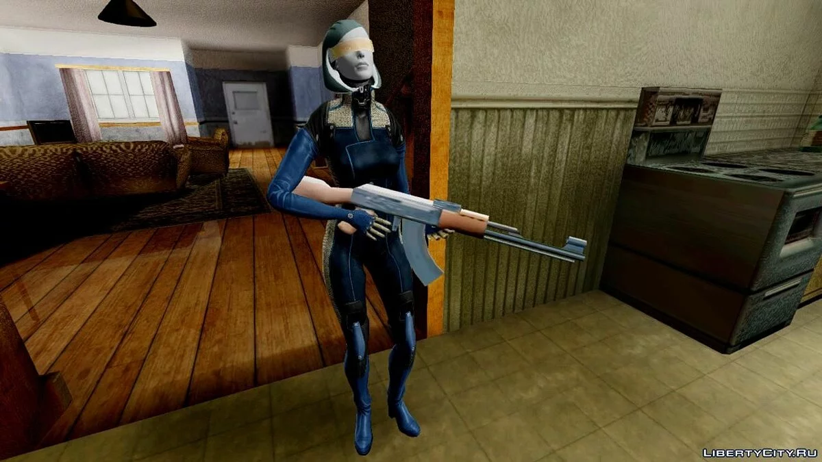 Величезний збірник скінів з Mass Effect / GTA San Andreas