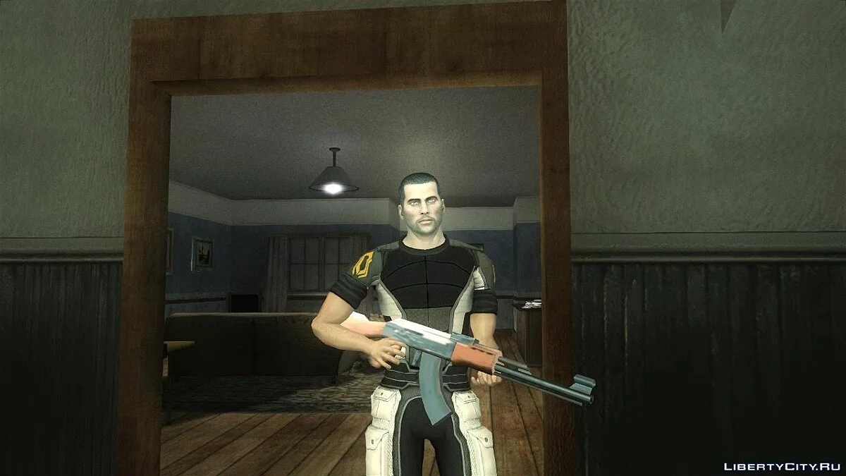 Величезний збірник скінів з Mass Effect / GTA San Andreas
