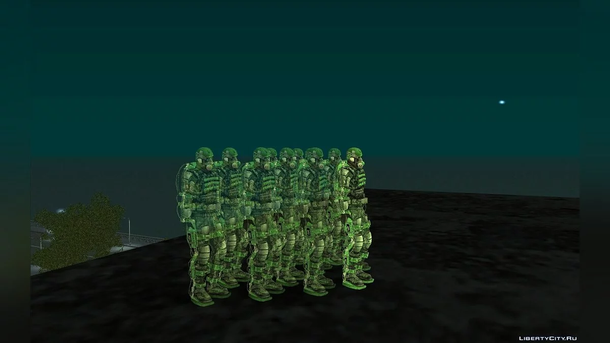 Fantômes (mercenaires) de S.T.A.L.K.E.R. / GTA San Andreas