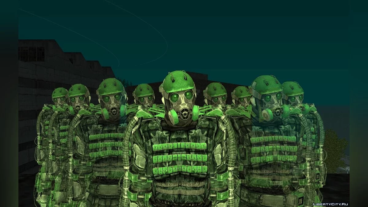 Fantômes (mercenaires) de S.T.A.L.K.E.R. / GTA San Andreas
