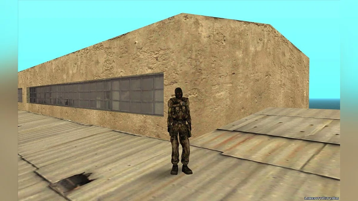 Collection de skins en combinaisons de mercenaires de S.T.A.L.K.E.R. / GTA San Andreas