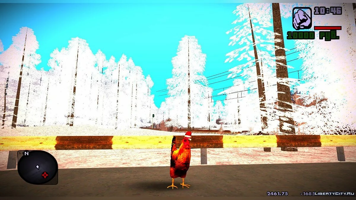 Новогодние петухи [Символ 2017] / GTA San Andreas