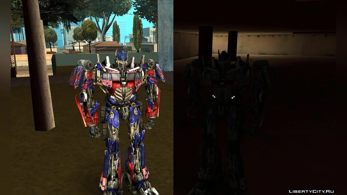 Optimus Prime Skin pack (V2.0) / GTA San Andreas