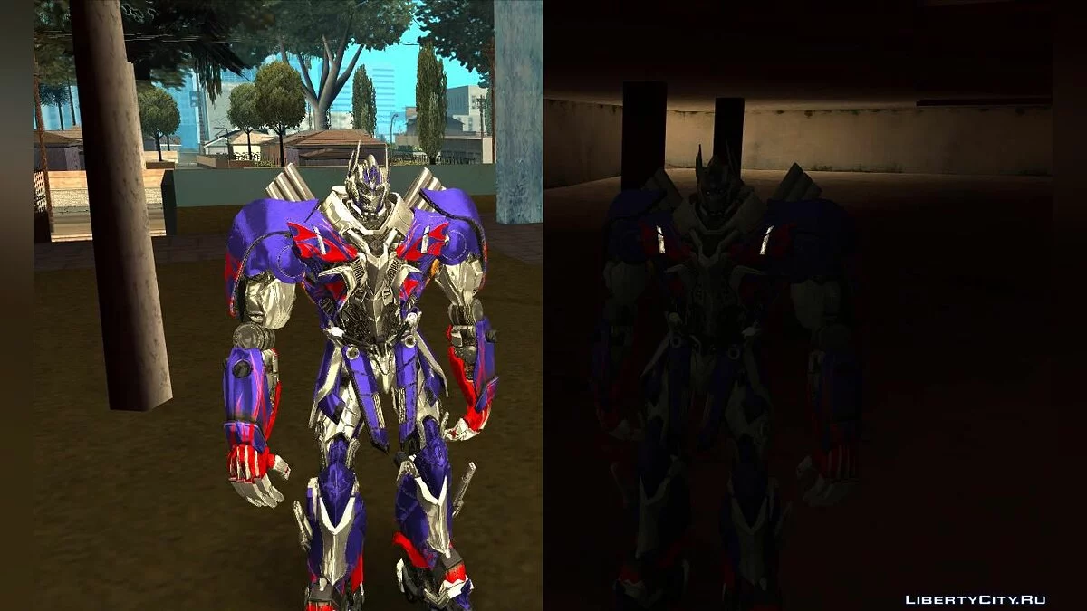 Optimus Prime Skin pack (V2.0) / GTA San Andreas