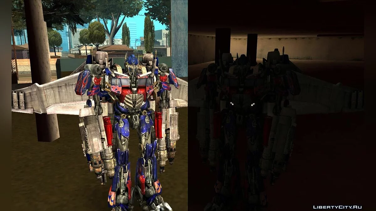 Optimus Prime Skin pack (V2.0) / GTA San Andreas