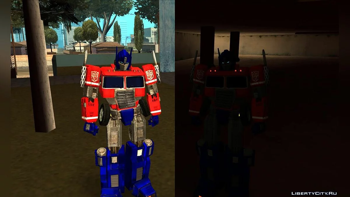 Optimus Prime Skin pack (V2.0) / GTA San Andreas