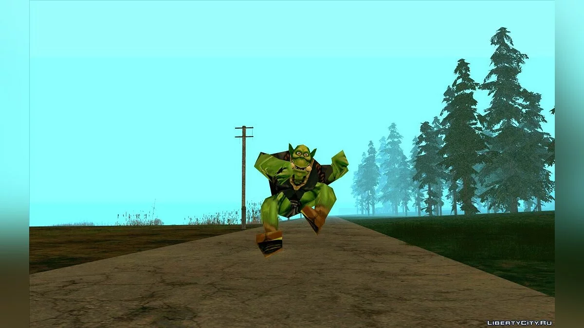 Peon from Warcraft III / GTA San Andreas