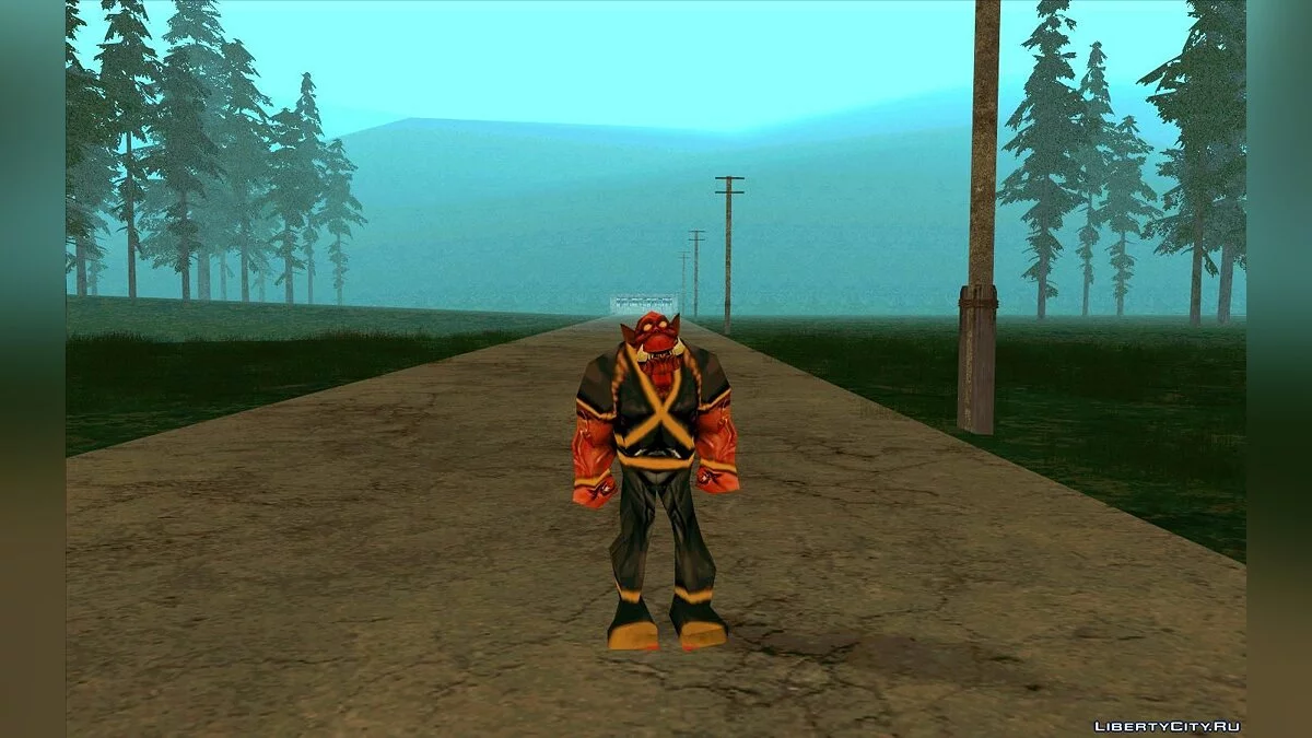 Peon from Warcraft III / GTA San Andreas