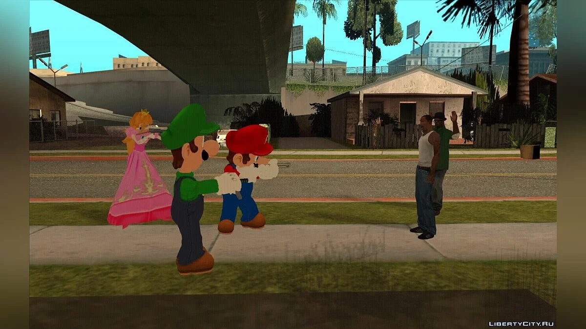 Pacote de Skins do Super Mario / GTA San Andreas