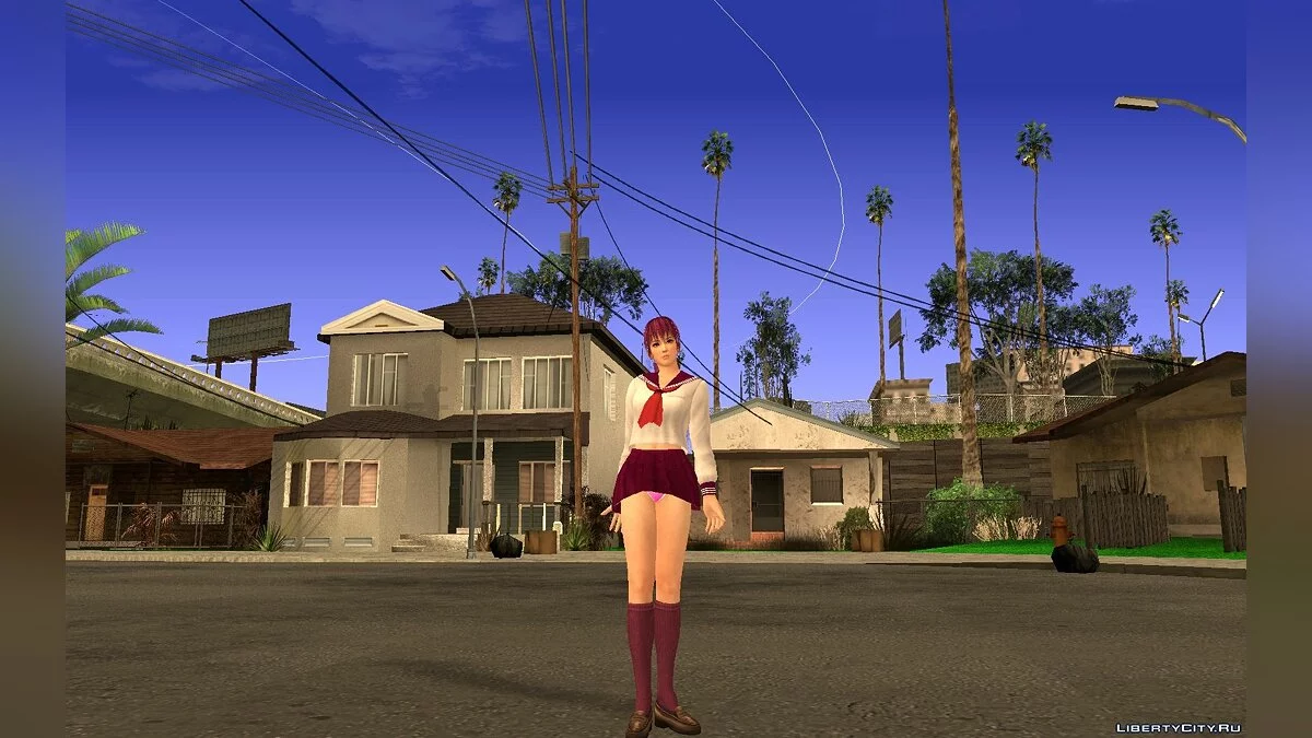 热辣的Kasumi学校包 / GTA San Andreas
