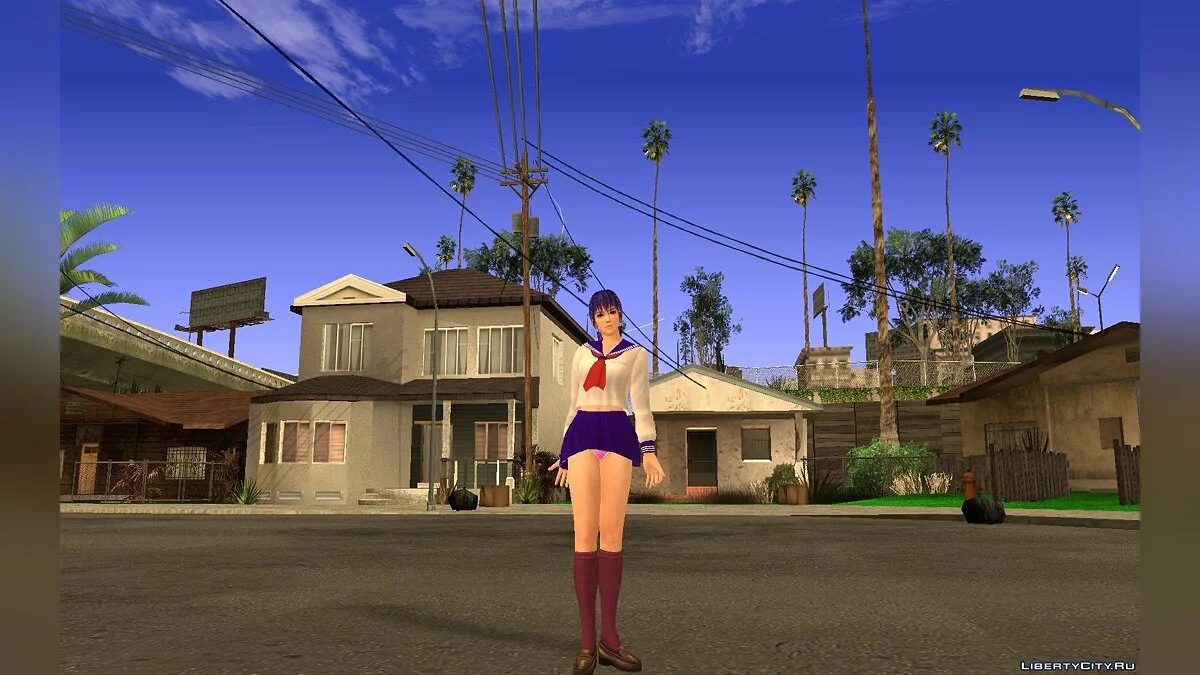 热辣的Kasumi学校包 / GTA San Andreas