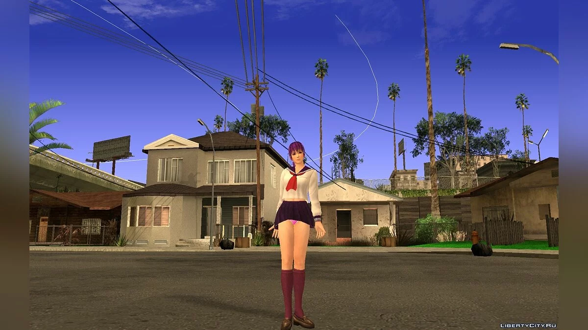 热辣的Kasumi学校包 / GTA San Andreas