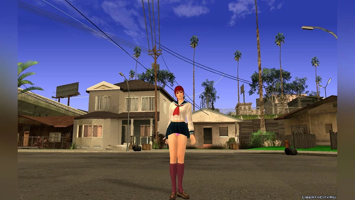 热辣的Kasumi学校包 / GTA San Andreas