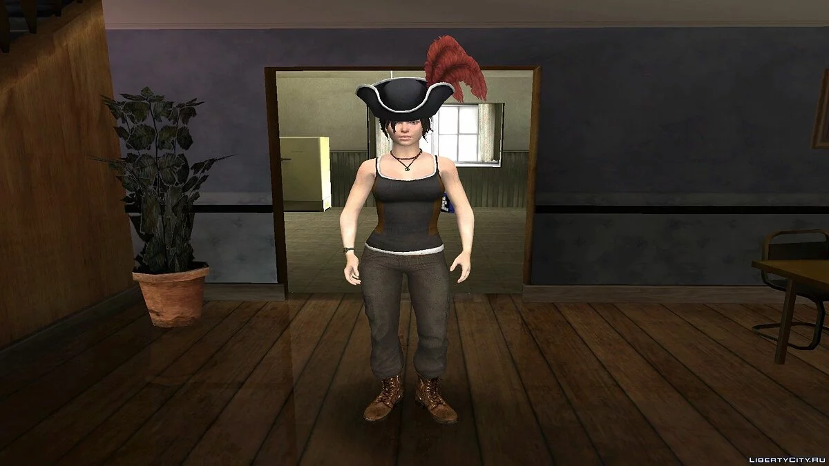 Лара Крофт из Tomb Raider 2013 / GTA San Andreas