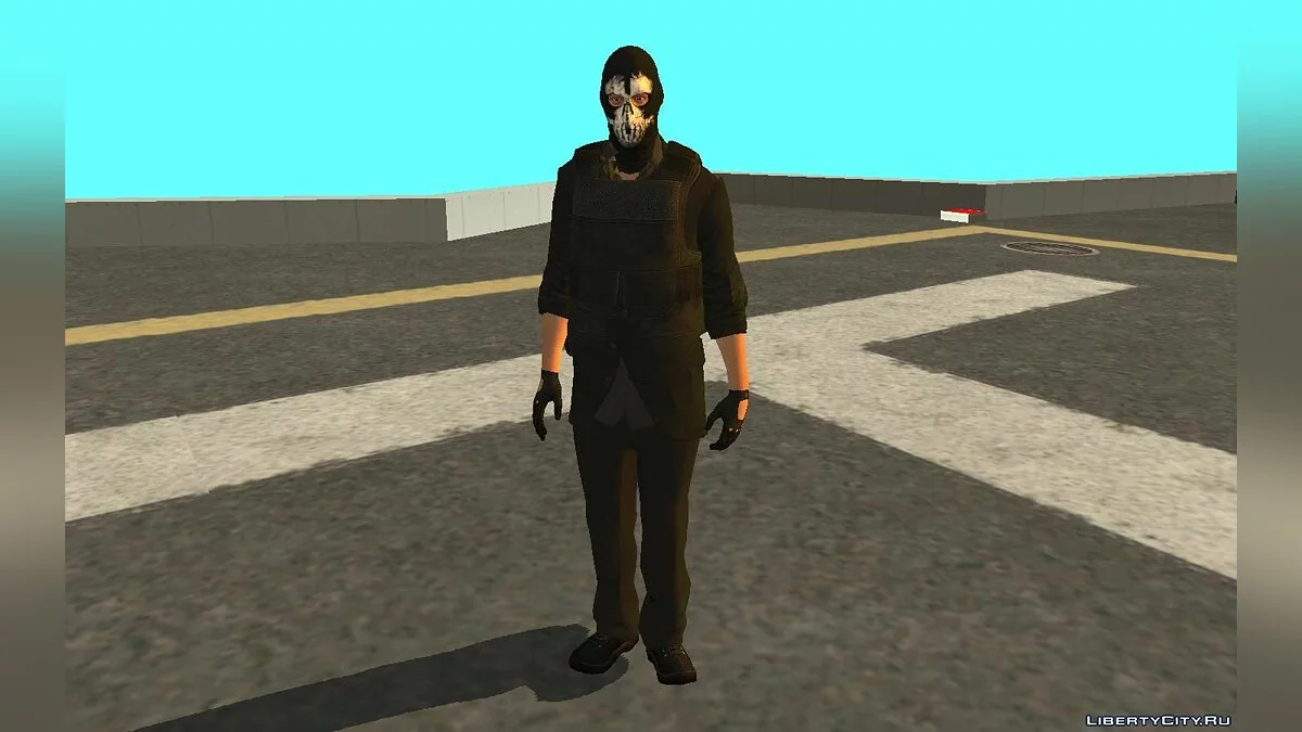 Skin Random #164 (Heist Outfit) - Bank Robber Costumes / GTA San Andreas