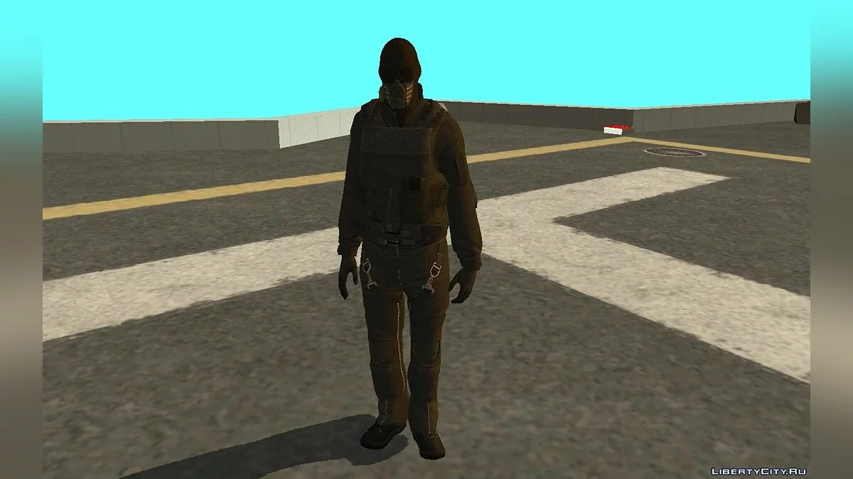 Skin Random #164 (Heist Outfit) - Bank Robber Costumes / GTA San Andreas
