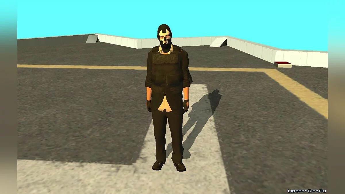 Skin Random #164 (Heist Outfit) - Bank Robber Costumes / GTA San Andreas