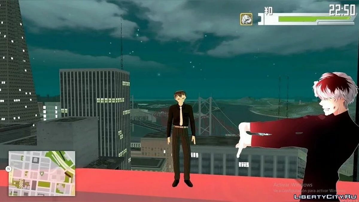 Kaneki Pack from the anime "Tokyo Ghoul" / GTA San Andreas