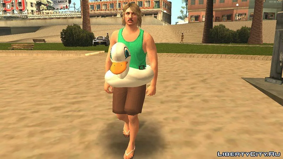 Пляжний наряд з надувною качкою з GTA Online / GTA San Andreas