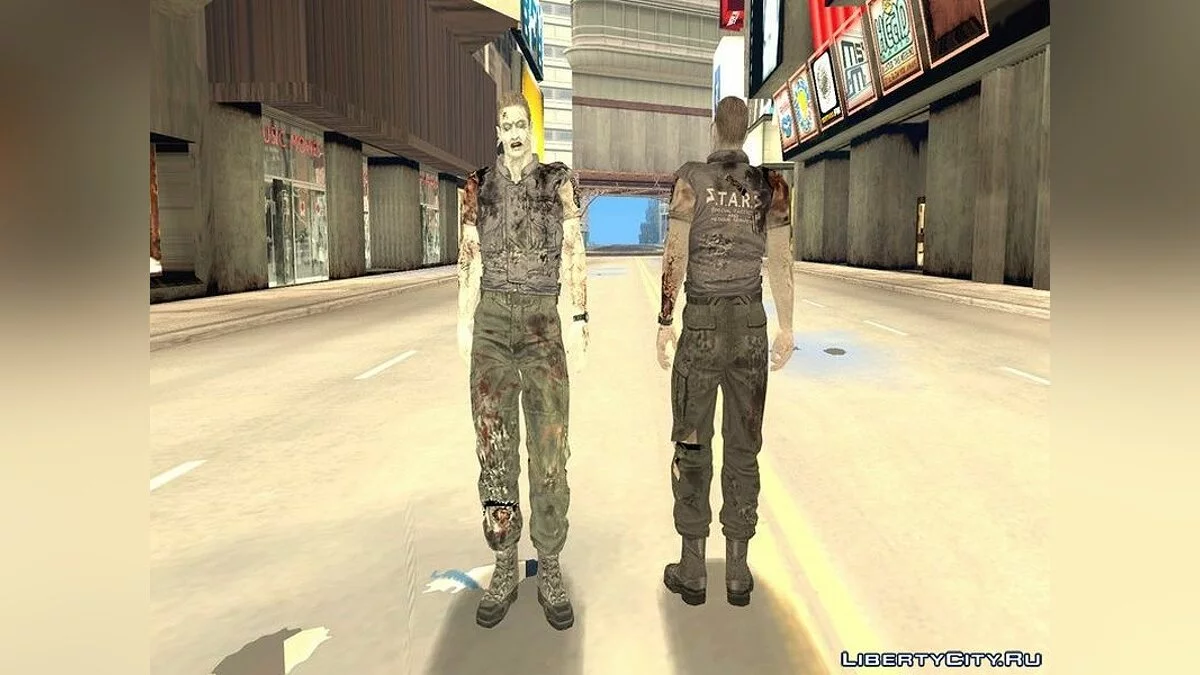 Zombie Collection from Resident Evil Zero / GTA San Andreas