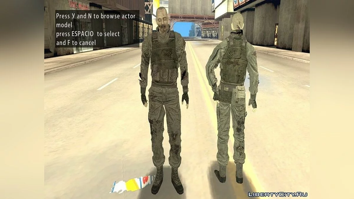 Zombie Collection from Resident Evil Zero / GTA San Andreas