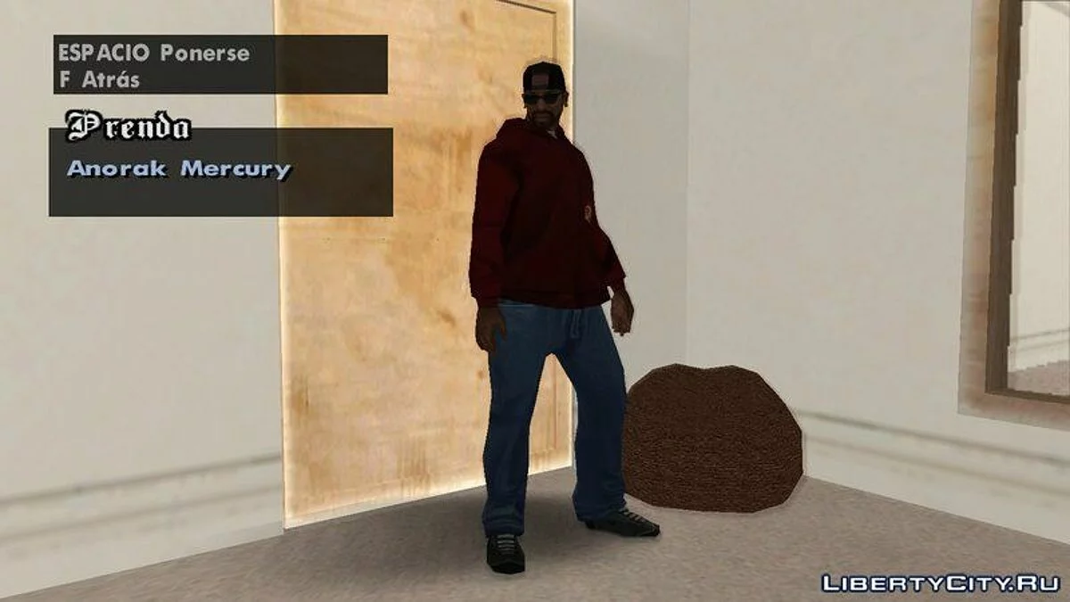 Anorak Merah dan Jeans Hitam / GTA San Andreas