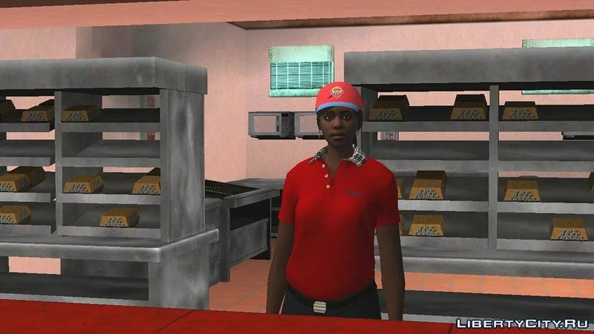 Pacote de skins aleatórios do GTA Online #5 - Funcionários do restaurante / GTA San Andreas