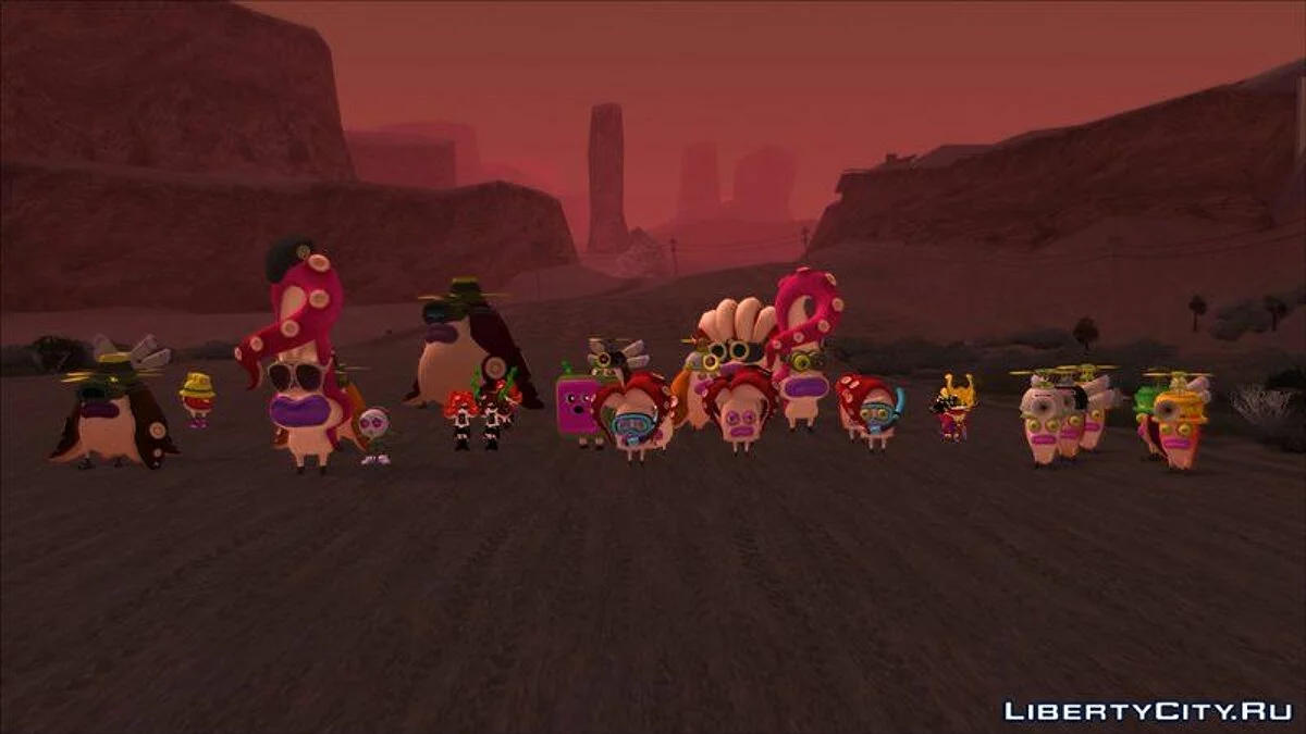 Splatoon Skin Collection / GTA San Andreas