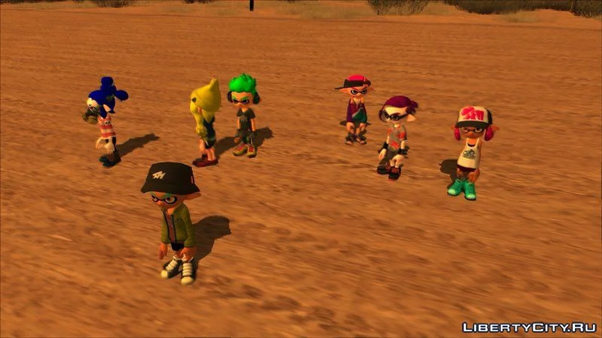 Splatoon Skin Collection / GTA San Andreas