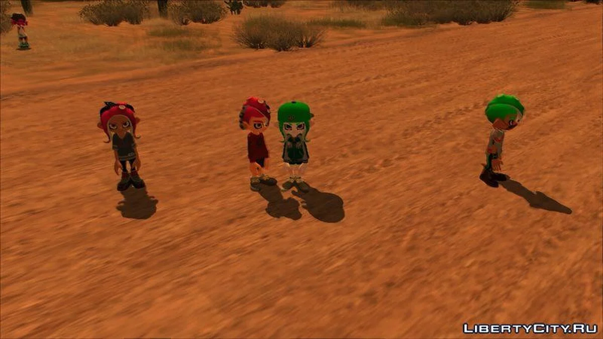 Splatoon Skin Collection / GTA San Andreas