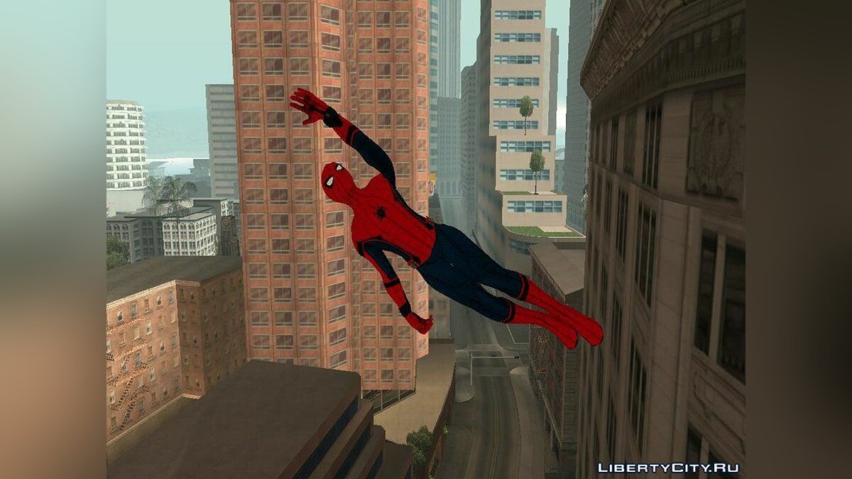 GTA San Andreas Spider-Man Web Of Shadows Remastered Pack Mod 