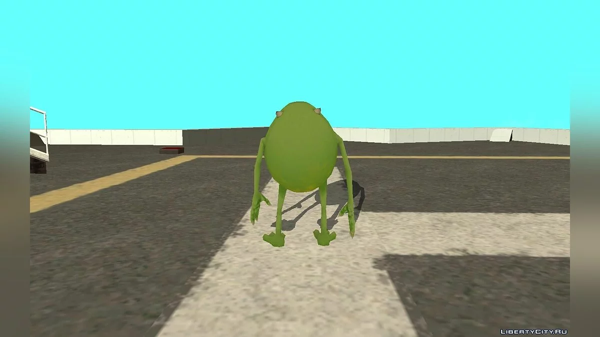 Mike and Sulley from the movie "Monsters University" v1.0 / GTA San Andreas