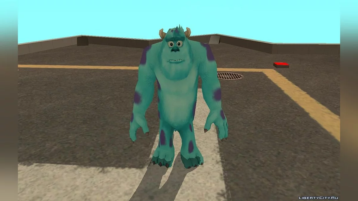 Mike and Sulley from the movie "Monsters University" v1.0 / GTA San Andreas