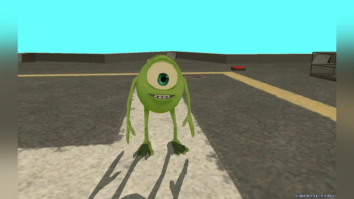 Mike and Sulley from the movie "Monsters University" v1.0 / GTA San Andreas