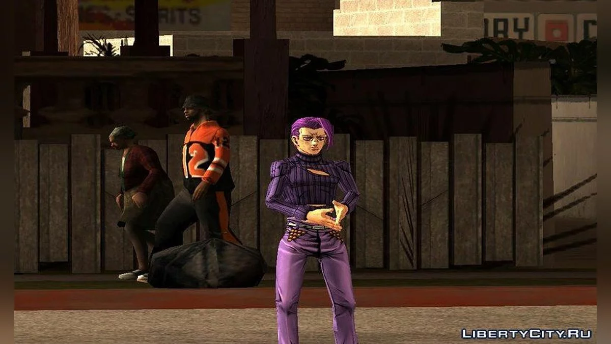 Character Pack from JoJo's Bizarre Adventure: Golden Wind / GTA San Andreas