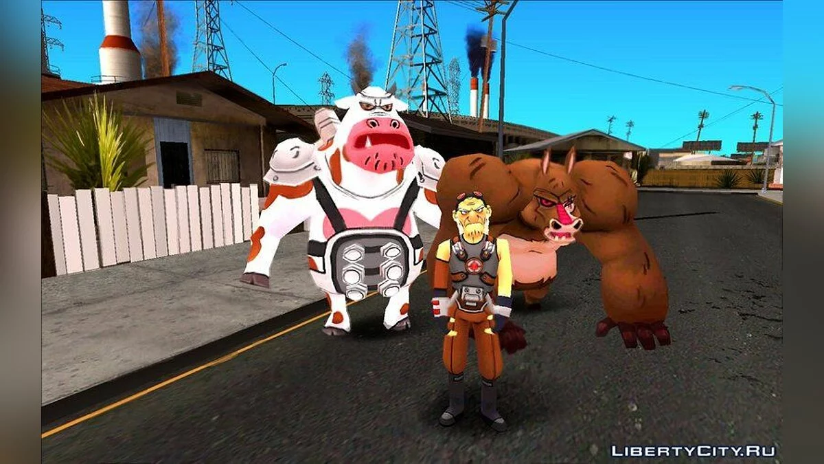 30 Characters from BEN10 REBOOT Cartoon / GTA San Andreas