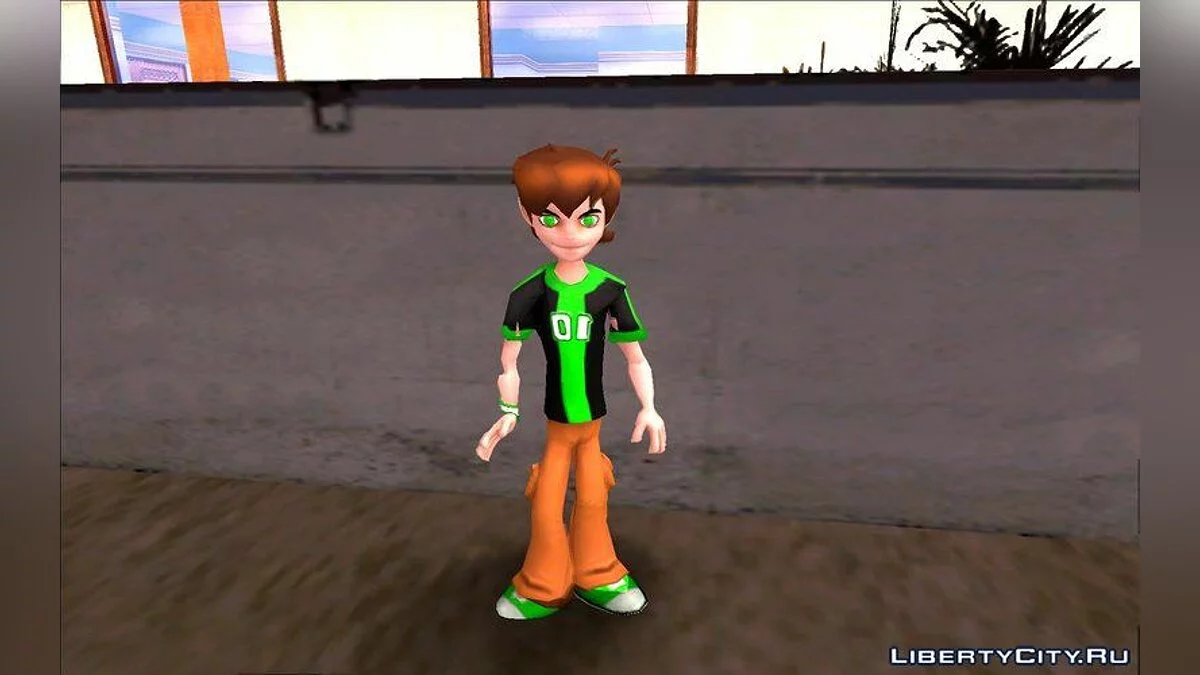Characters from Ben 10 Omniverse / GTA San Andreas