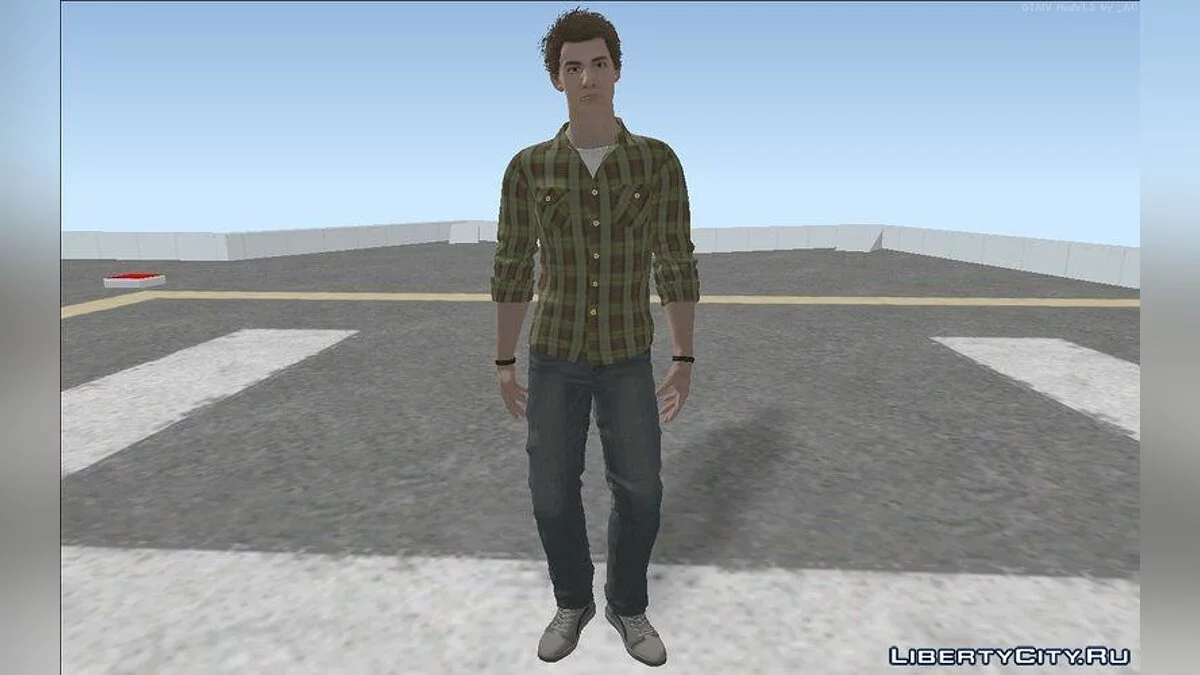 Пакет скинів Пітера Паркера / GTA San Andreas