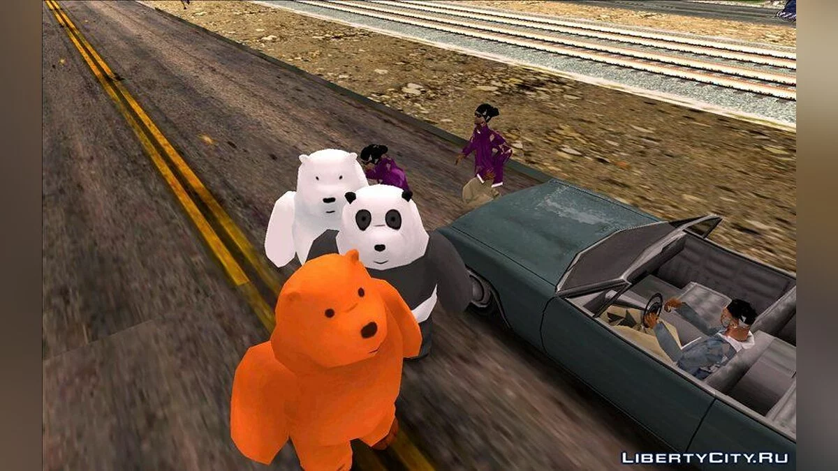 Pack de skins We Bare Bears / GTA San Andreas