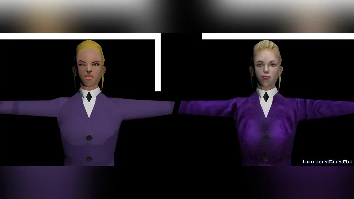 Upscaled Cutscene Characters Textures / GTA San Andreas