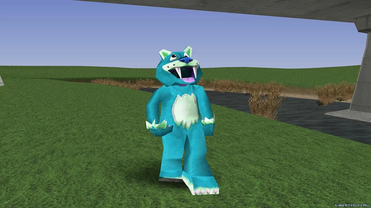 People in Saber-Toothed Tiger Costumes from Zoo Tycoon 2 / GTA San Andreas