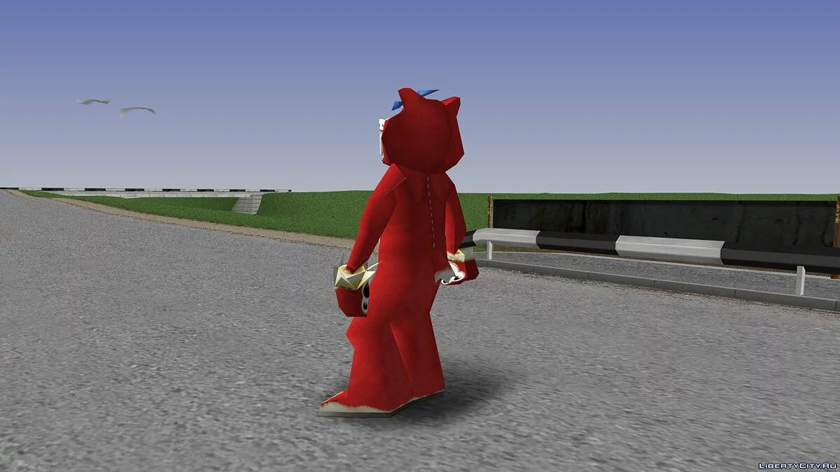 People in Saber-Toothed Tiger Costumes from Zoo Tycoon 2 / GTA San Andreas