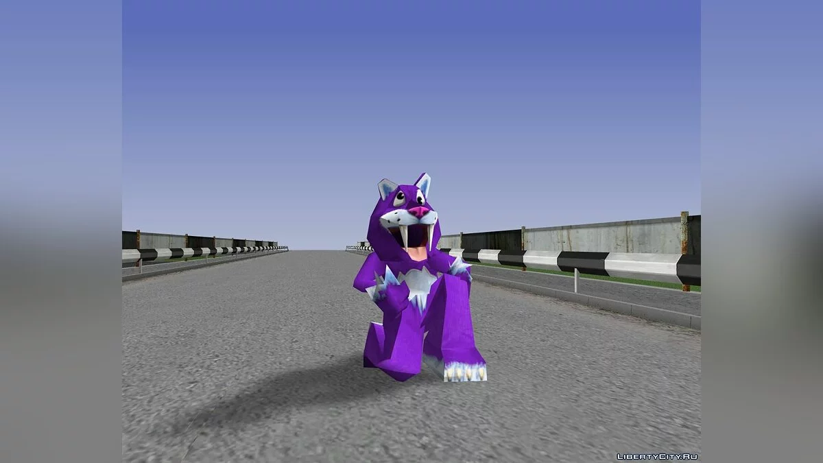 People in Saber-Toothed Tiger Costumes from Zoo Tycoon 2 / GTA San Andreas