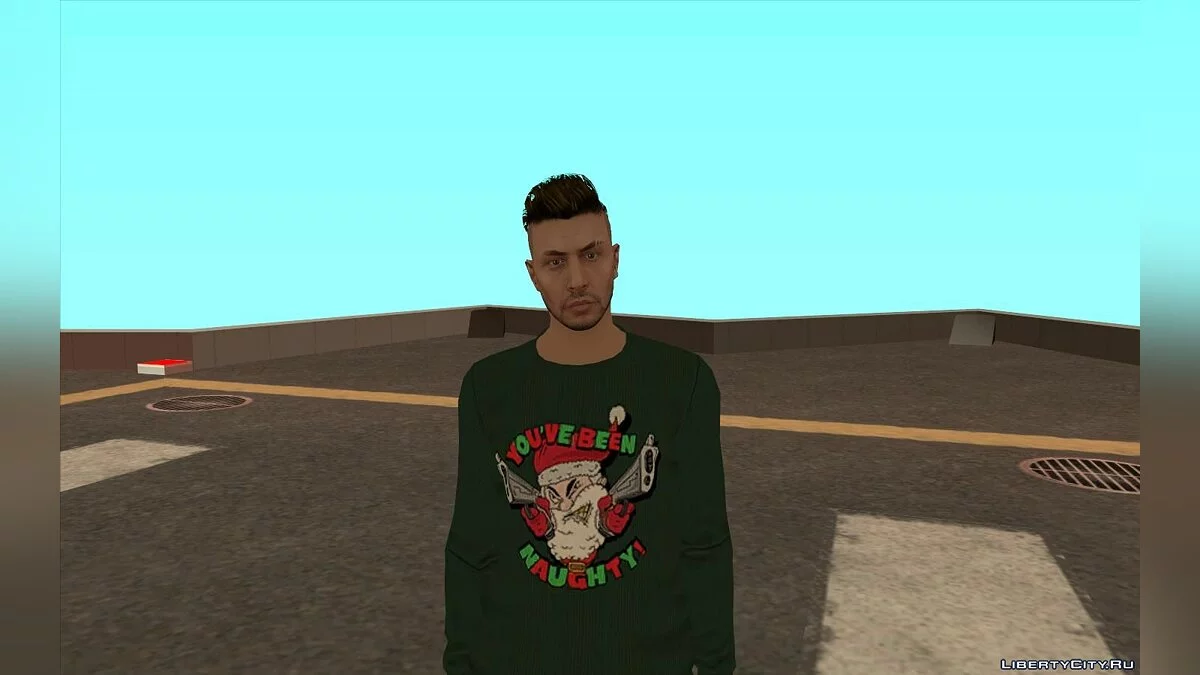 Два новорічних скина з GTA Online / GTA San Andreas