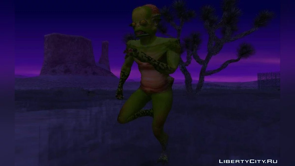 Paket Kulit Alien dari GTA Online / GTA San Andreas